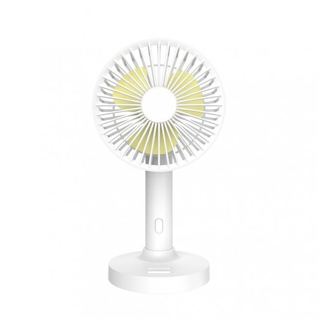 含稅全新原廠保固一年KINYO低噪5吋大電量充電式角度可調手持桌立兩用3段小電風扇(UF-2150)-細節圖9