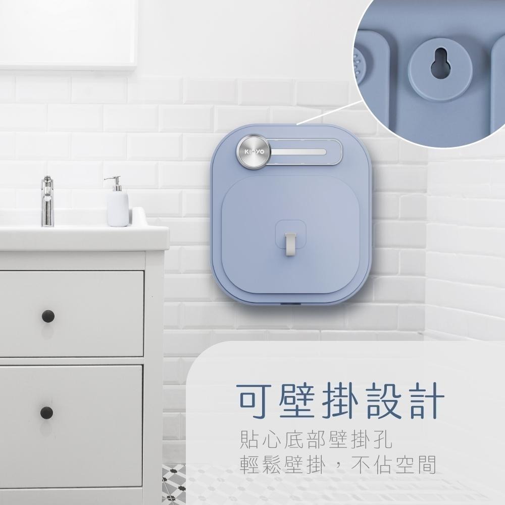 含稅全新原廠保固一年KINYO折疊式循環水流滾輪按摩陶瓷加熱保溫帶草藥盒足浴機泡腳機(IFM-7002)-細節圖9