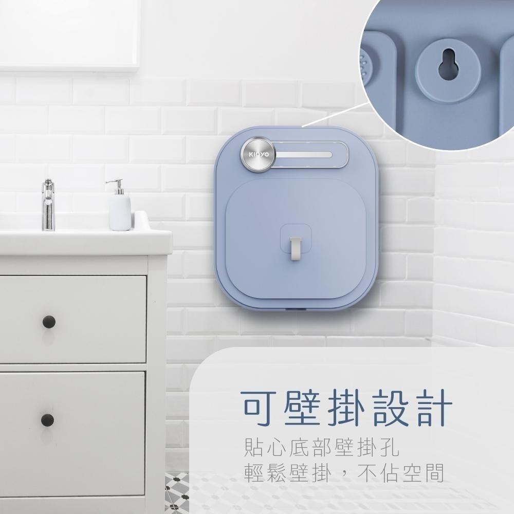 含稅全新原廠保固一年KINYO折疊式循環水流滾輪按摩陶瓷加熱保溫帶草藥盒足浴機泡腳機(IFM-7002)-細節圖9