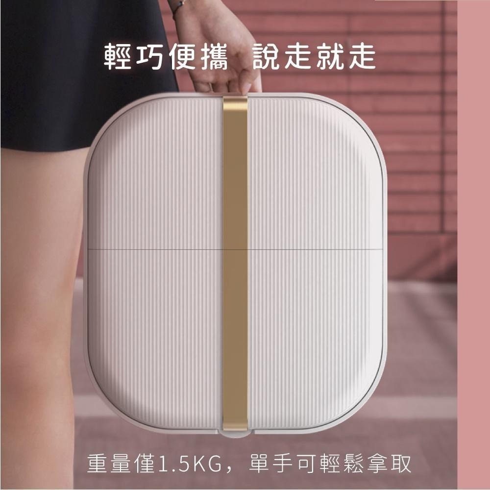 含稅全新原廠保固一年KINYO折疊式氣泡按摩滾輪PTC恆溫帶草藥盒足浴機泡腳機(IFM-7001)-細節圖6