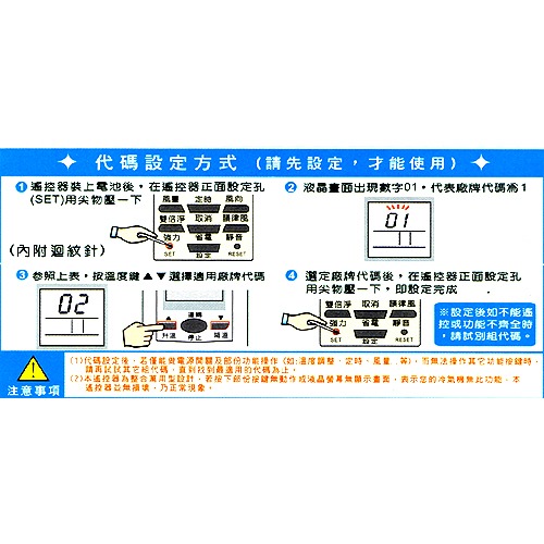 含稅原廠保固一年KINYO聲寶禾聯良鋒冷氣專用型液晶遙控器(CAV-S4)-細節圖5