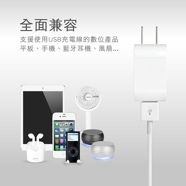含稅全新原廠保固一年KINYO國際旅行通用電壓2.4A智能電流雙USB多項保護折疊插頭充電頭充電器(CUH-216)-細節圖8