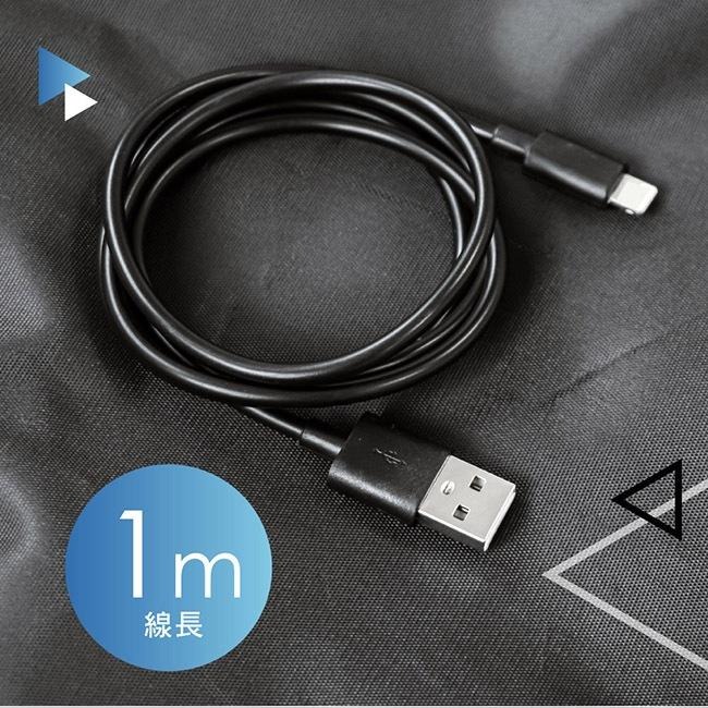 含稅全新原廠保固一年KINYO快充8PIN純銅1米抗拉防折充電線資料傳輸線(USB-3801)-細節圖4