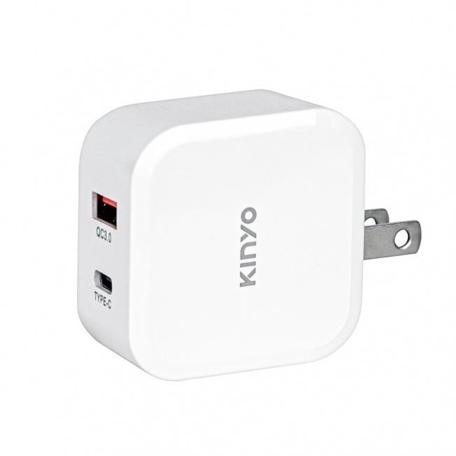 含稅全新原廠保固一年KINYO安規認證Type-C / USB 快速18W快充充電器充電頭(PDCB-015)-細節圖9