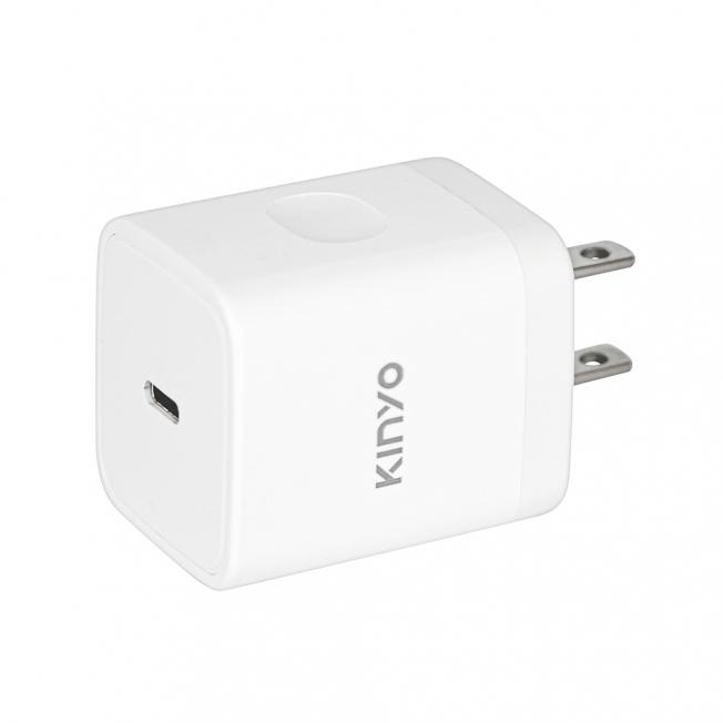 含稅全新原廠保固一年KINYO國際旅行電壓PD3.0快充20W單孔TypeC充電器充電頭(PDCB-005)-細節圖7