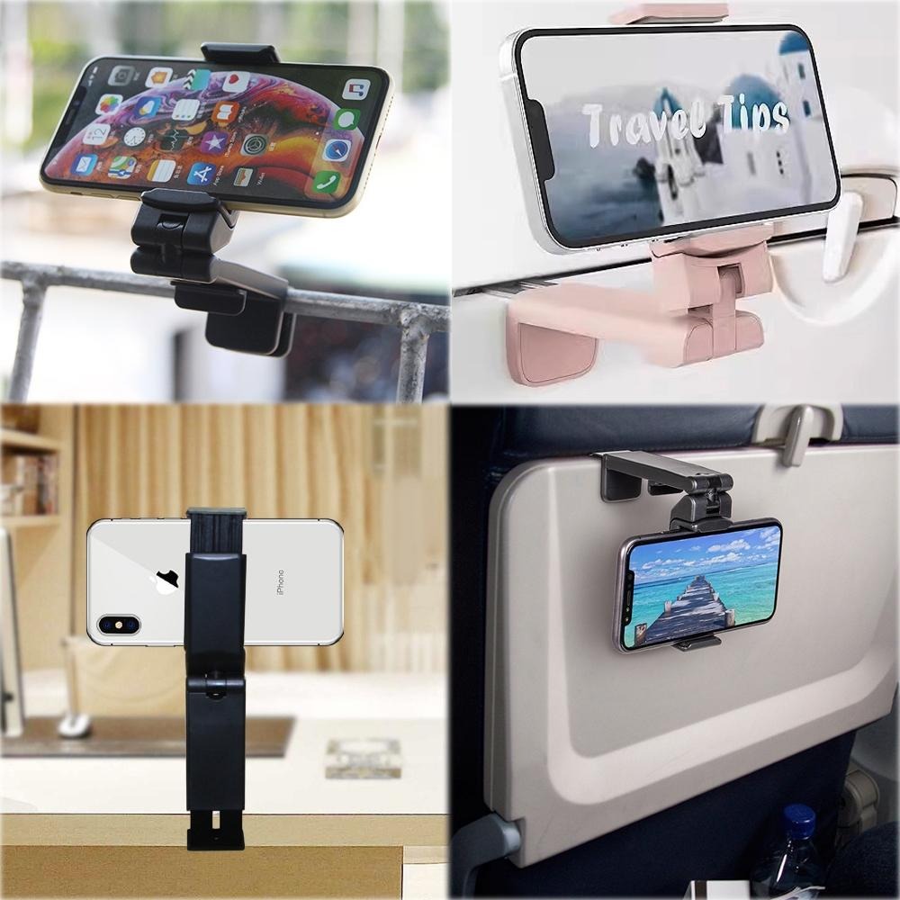 含稅全新特價月陽旅行折疊360度旋轉桌立桌夾萬用型手機支架自拍神器直播支架直導航固定架(MBH1165)-細節圖8