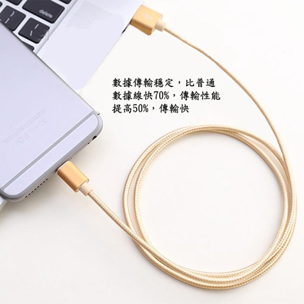 含稅特價一年保固月陽超值2入尼龍編織2米TypeC專用手機快速充電線傳輸線(TYP202)-細節圖5