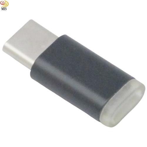 含稅特價月陽鋁合金尾部加固Micro USB轉Type-C轉接頭(USBMC2.USBMC2X3)-細節圖2
