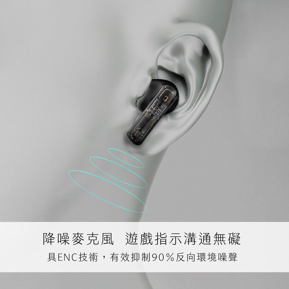 含稅全新原廠保固一年KINYO炫光電競羽量級長續航藍牙5.3真無線降噪IPX5防水藍芽耳機麥克風(BTE-3909)-細節圖3