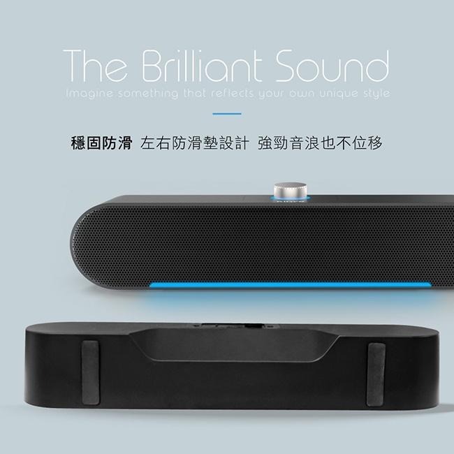 含稅全新原廠保固一年KINYO炫光立體雙喇叭可插麥克風耳機USB音箱喇叭(US-302)-細節圖3