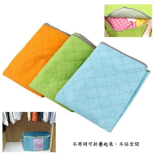 含稅特價60X40竹炭彩色加高型透明視窗衣物收納袋整理箱(C130L)-細節圖7