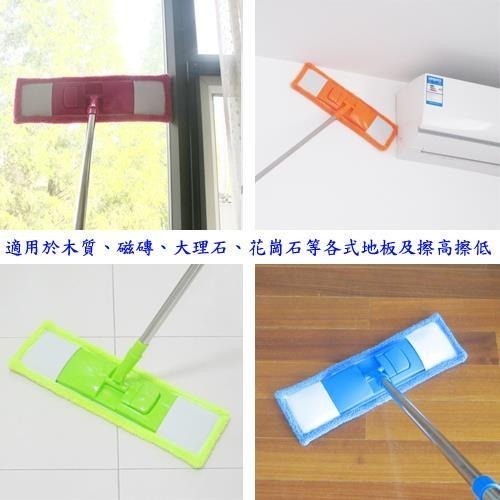 含稅特價加寬型超細珊瑚絨靜電除塵拖把平板拖把補充拖布(1018B)-細節圖2
