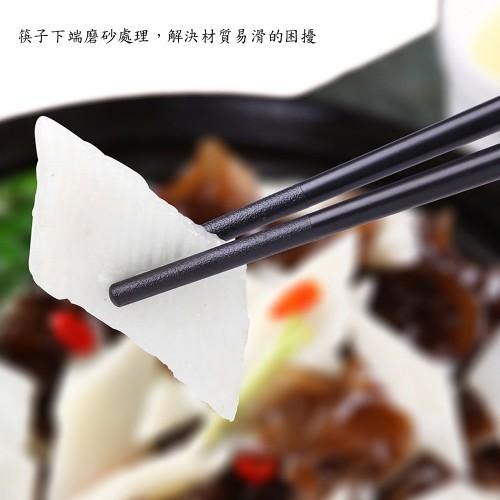 含稅特價5雙裝圓型滿天星鑲鑽高硬度合金筷(22465)-細節圖3