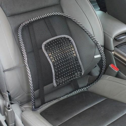 含稅特價車用辦公室兩用冰絲透氣網狀按摩腰墊靠墊(4239)超商極限2個-細節圖4