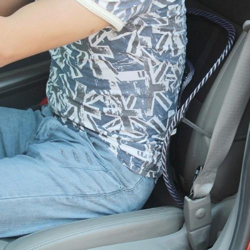 含稅特價車用辦公室兩用冰絲透氣網狀按摩腰墊靠墊(4239)超商極限2個-細節圖5