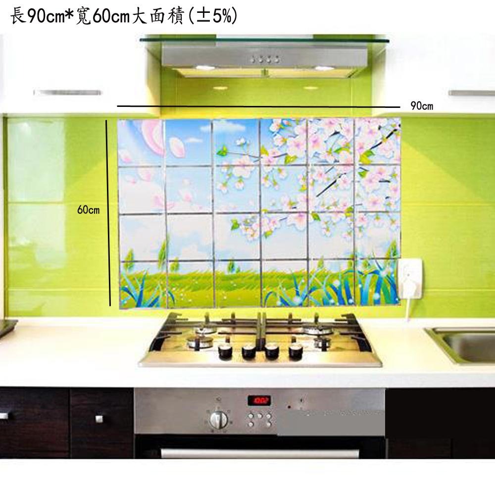 含稅全新特價月陽大號90cm防油污防油煙廚房防油壁貼(9060X1)-細節圖2