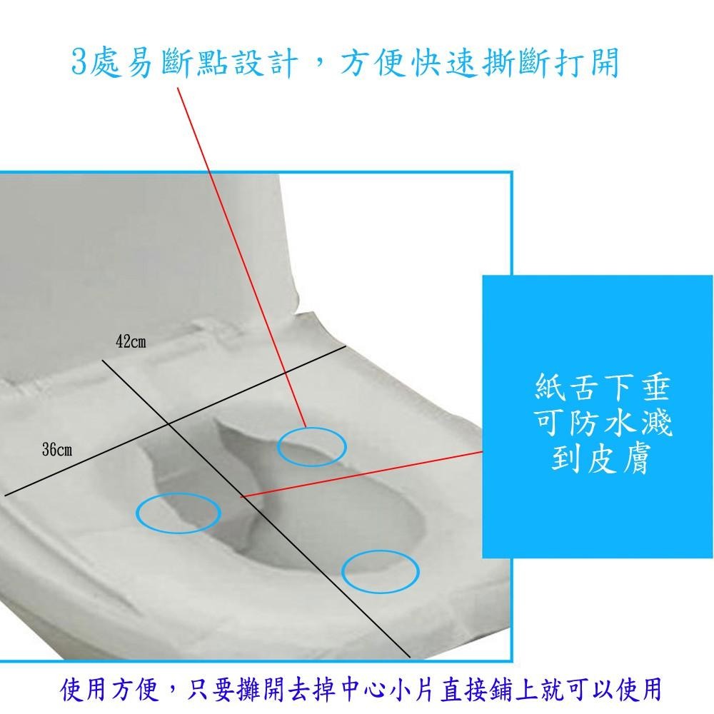 含稅特價月陽超值10入外出攜帶式溶水型原木漿馬桶座墊防污紙(P4236X10)-細節圖4