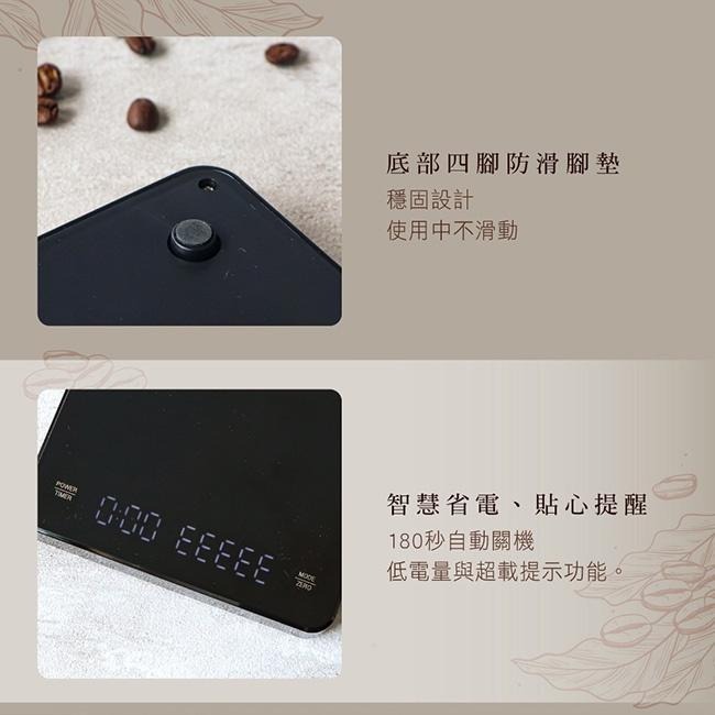 含稅全新原廠保固一年KINYO充電式咖啡烘焙自動計時電子料理秤食物秤廚房秤(DS-017)-細節圖9