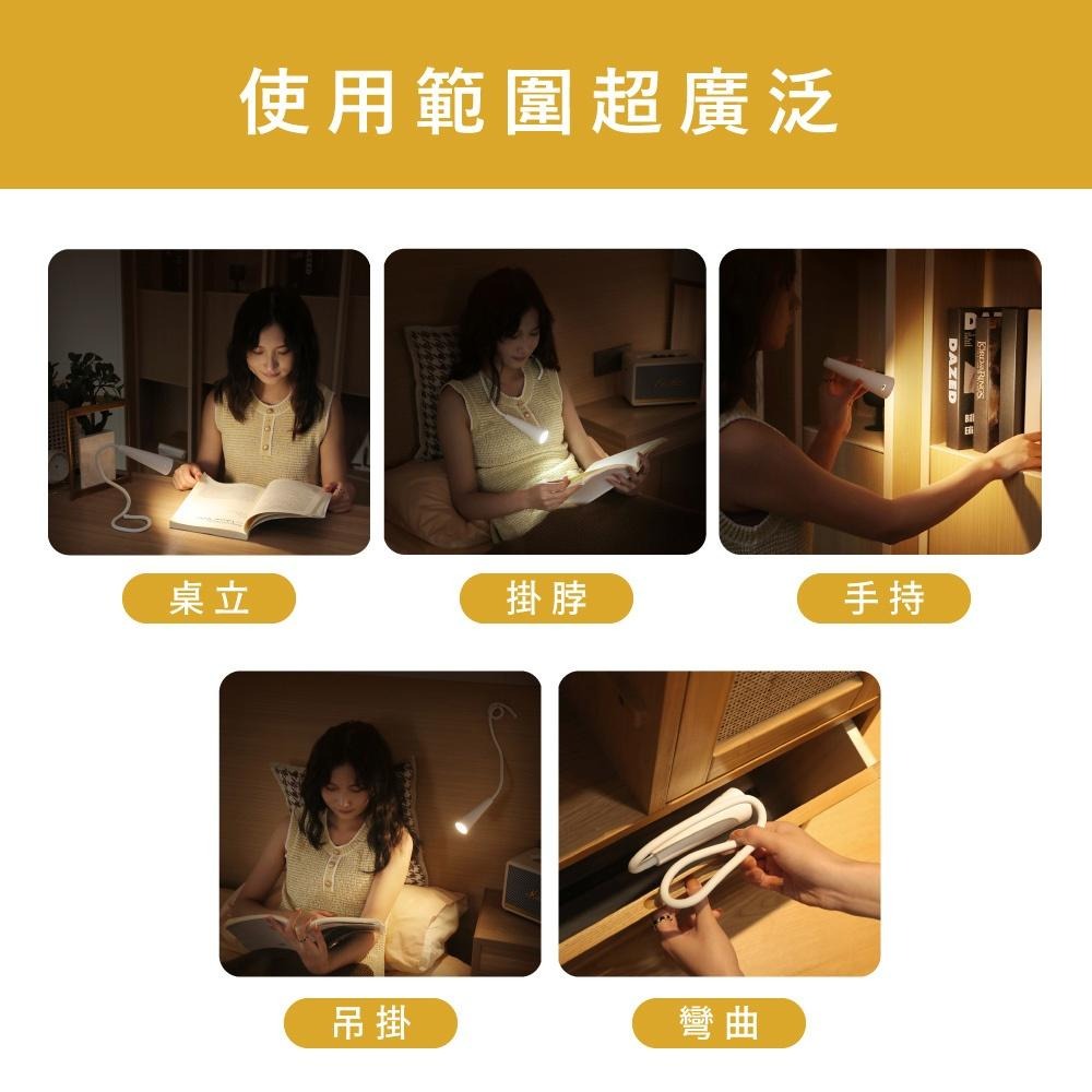 含稅全新原廠保固一年KINYO充電式三色溫長續航無段調光可當手電筒LED檯燈(LED-6534)-細節圖3