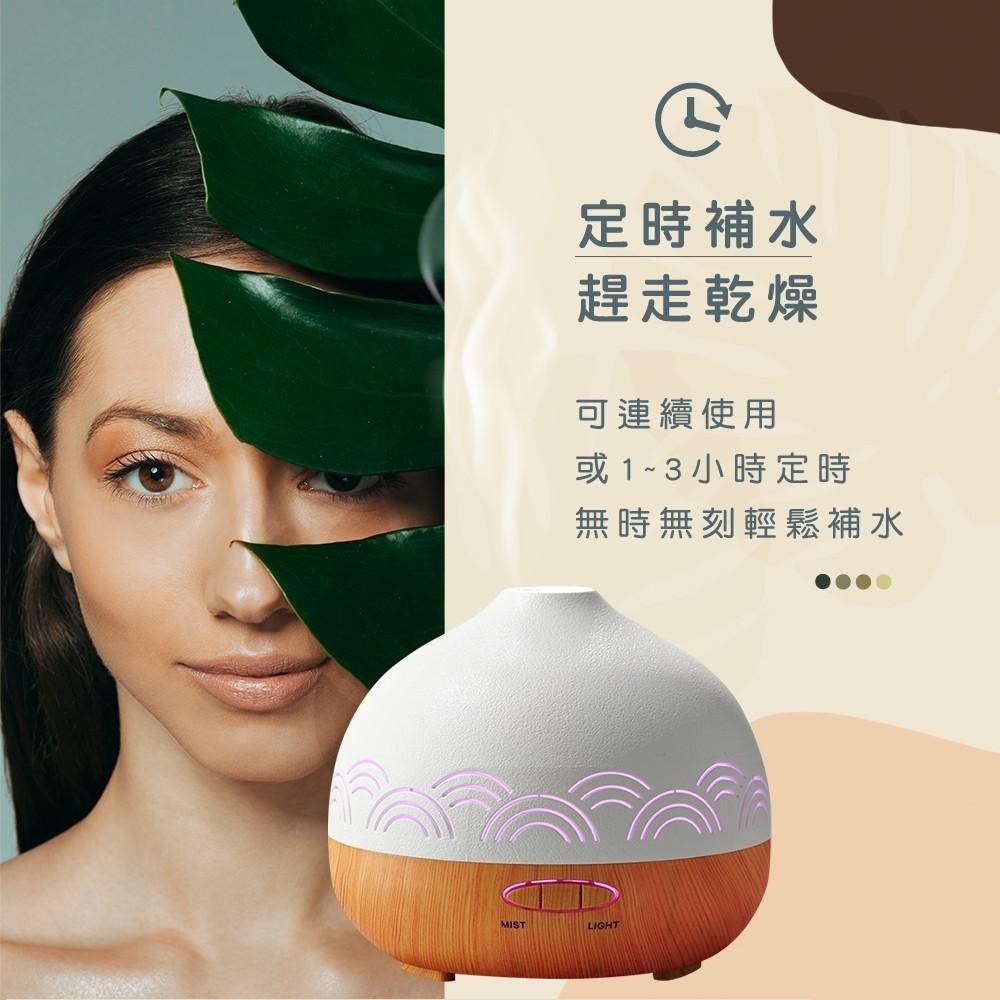 含稅全新原廠保固一年KINYO定時超聲波燈光變化香氛水氧機(ADM-405)-細節圖3