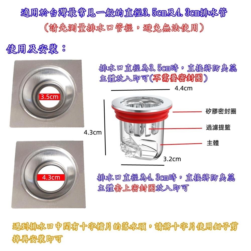 含稅全新特價月陽加厚帶過濾通用型重力加磁吸防臭防蟑地漏芯排水水門落水頭(NLY44X1)-細節圖8