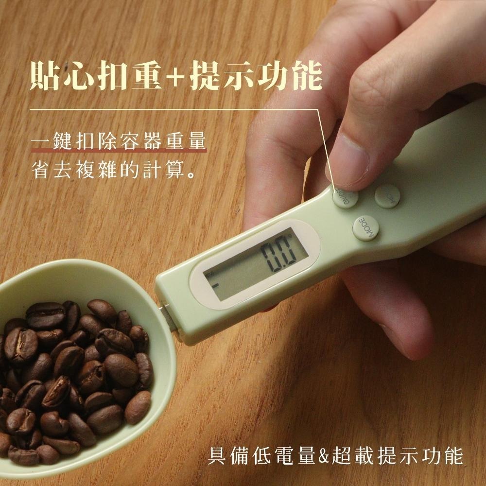 含稅全新原廠保固一年KINYO湯匙型德國LFGB檢驗高精準LCD數顯電池式電子料理秤食物秤廚房秤(DS-001)-細節圖6
