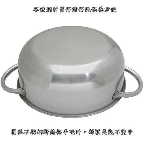 含稅全新特價台灣製造20公分加鍋蓋食品級430不銹鋼雙耳湯鍋(381512)-細節圖3
