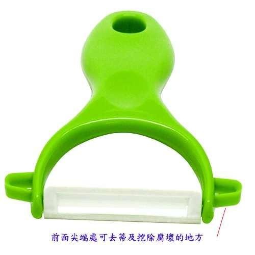 含稅特價粉彩色高科技精密陶瓷水果刀陶瓷削皮器超值組(CK88)-細節圖4