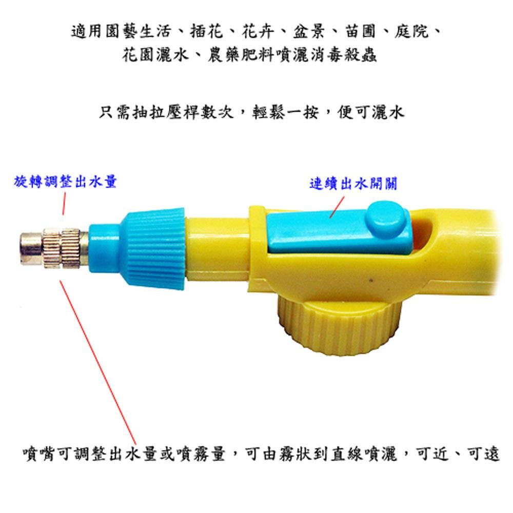 含稅全新特價月陽超值2入環保寶特瓶手持壓縮式可調噴量噴霧器澆花器(SC495X2)-細節圖4