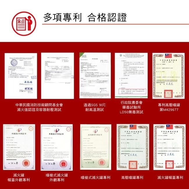 含稅全新原廠KINYO台灣製造天然環保藥劑家用火剋星泡沫滅火器(EX-006)-細節圖8