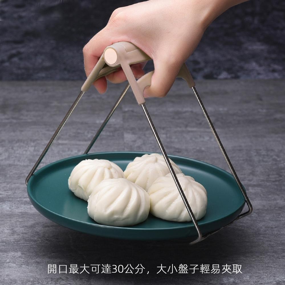 含稅全新特價月陽超值2件式莫蘭迪粉加厚帶防滑矽膠防燙鍋夾加粗防燙取盤夾(MAS218)-細節圖6
