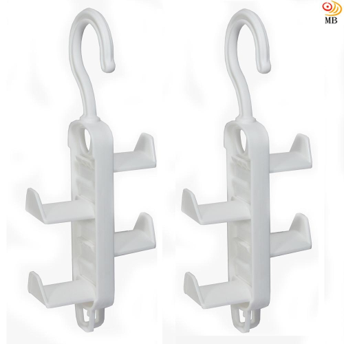 含稅全新特價月陽超值2入加厚4掛位包包領帶絲巾皮帶整理收納掛衣架置物架(LY26102)