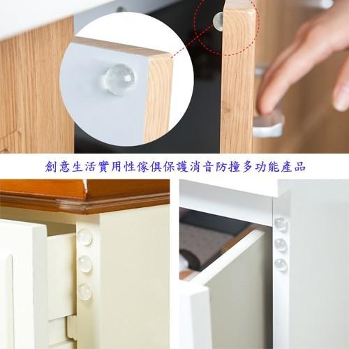 含稅特價超值24入加厚圓型傢俱櫥櫃門防撞墊消音墊止滑墊(1032X24)-細節圖4