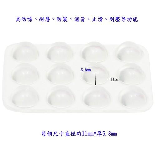 含稅特價超值24入加厚圓型傢俱櫥櫃門防撞墊消音墊止滑墊(1032X24)-細節圖5