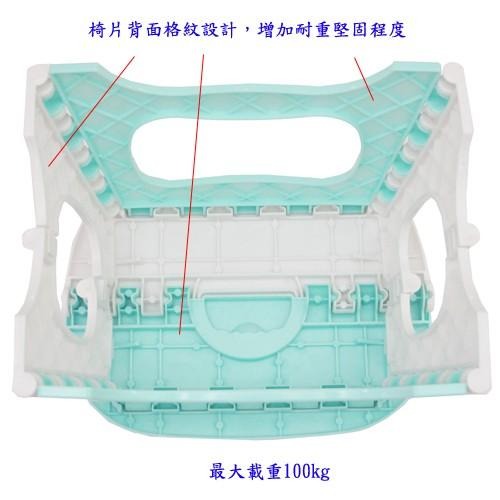 含稅特價超值4入高19cm粉彩系防碰傷便攜式折疊椅(SS1954)-細節圖3