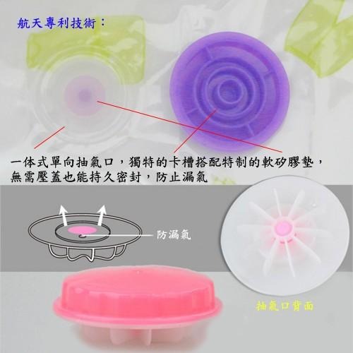 含稅特價超值3入W款升級加厚型60X80衣物真空收納壓縮袋(W6080X3)-細節圖4