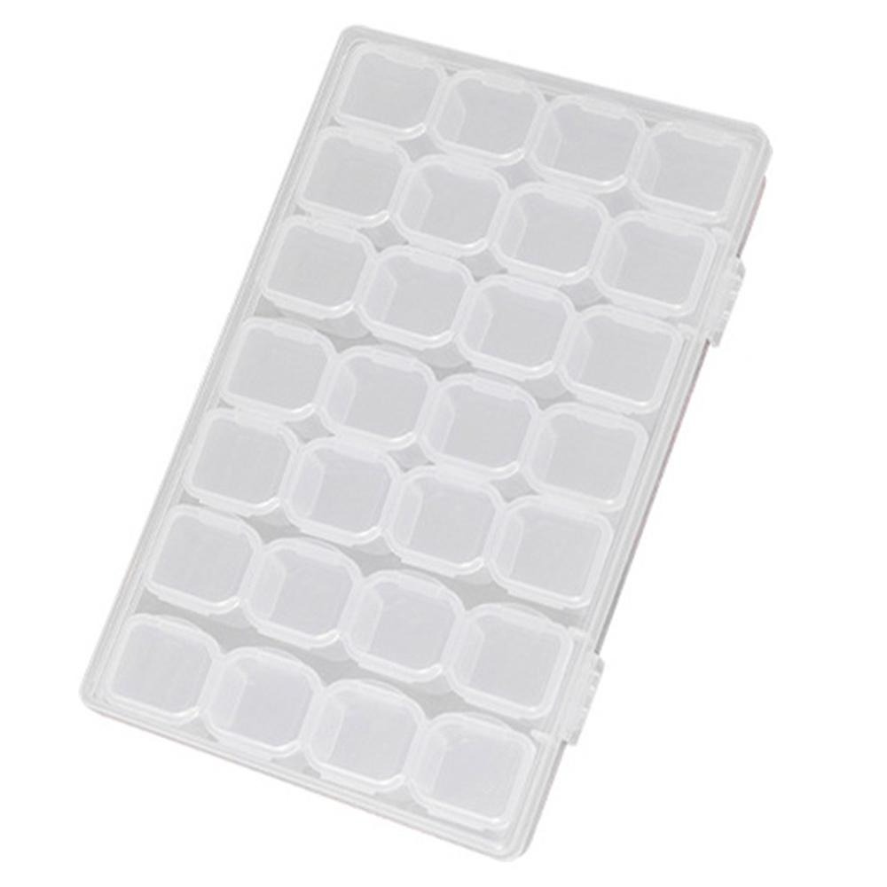 含稅全新特價月陽盒中盒28格56格可拆分攜帶雜物首飾收納盒萬用盒藥盒(BB2856)-細節圖9