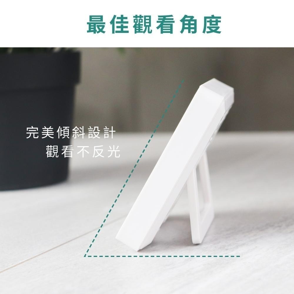 含稅全新原廠保固一年KINYO時間溫度濕度環境品質電子式大螢幕桌立磁吸兩用電子鐘溫度計濕度計(TC-19)-細節圖5