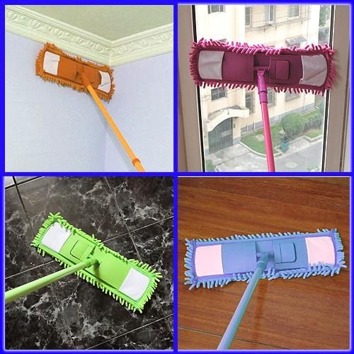 含稅特價超值2入月陽韓式加寬加大360度超細纖維靜電除塵拖把補充拖把頭套(1013B2)-細節圖4