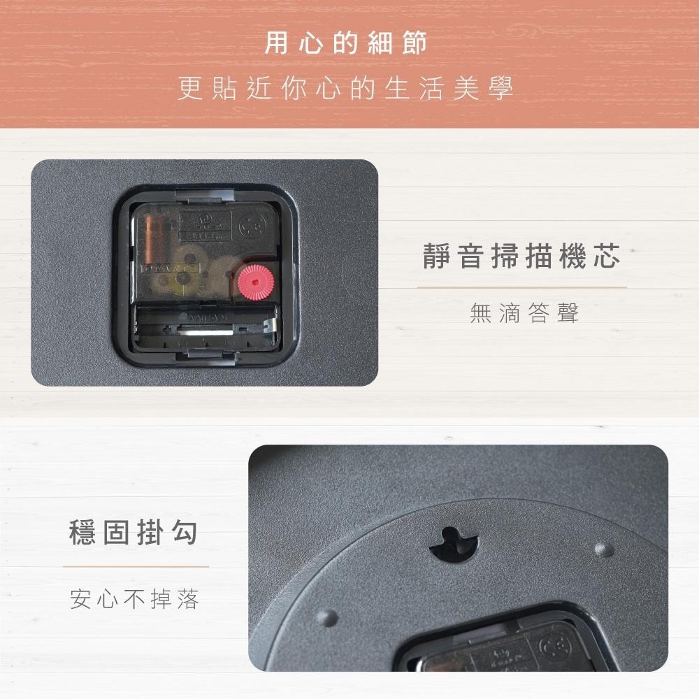 含稅全新原廠保固一年KINYO立體加大數字掃瞄靜音12吋童趣森林掛鐘壁掛鐘(CL-206)-細節圖4