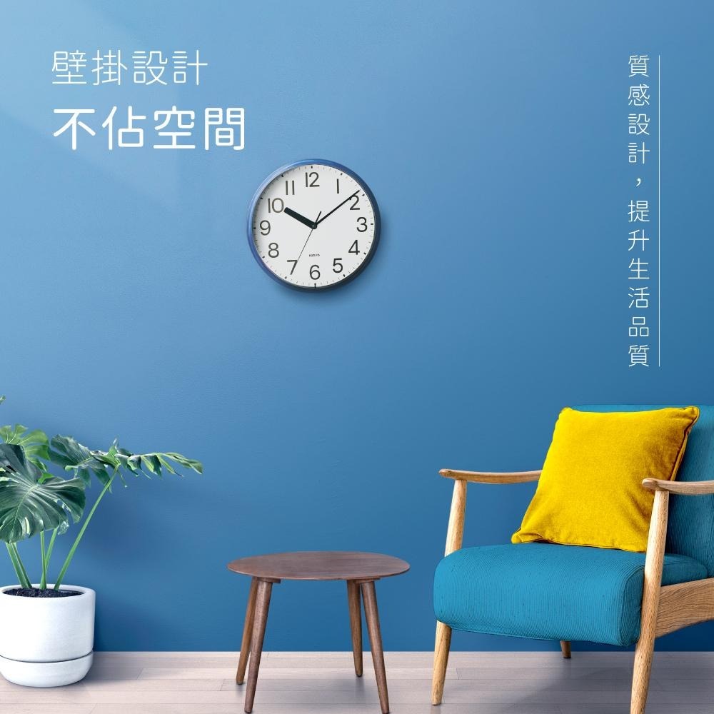 含稅全新原廠保固一年KINYO簡約純淨10吋靜音掃描機芯掛鐘壁掛鐘(CL-120)-細節圖6