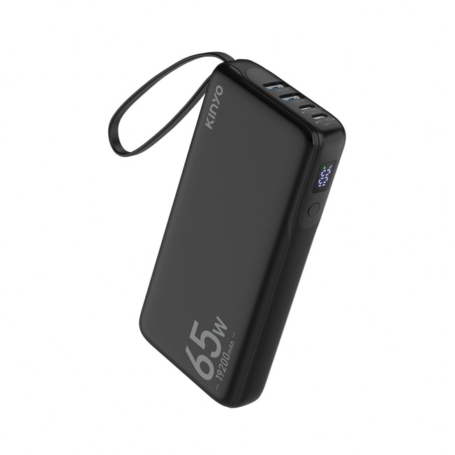 含稅全新原廠保固一年KINYO大電量PD65WQC18W快充台灣BSMI認證4孔八重保護行動電源充電寶KPB-2802-細節圖10