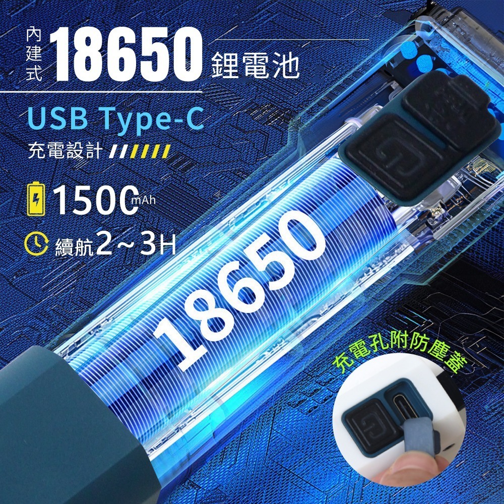 含稅全新原廠保固一年KINYO充電式IP22防潑水白色激光遠距800米5段調光伸縮調焦強光手電筒(LED-210)-細節圖4