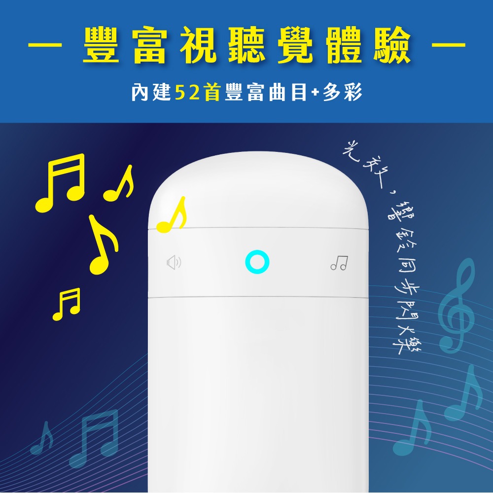 含稅全新原廠保固一年KINYO插電及自發電式可擴充20組呼叫52首音樂120大分貝5段音量無線門鈴呼叫器(DB-3)-細節圖6