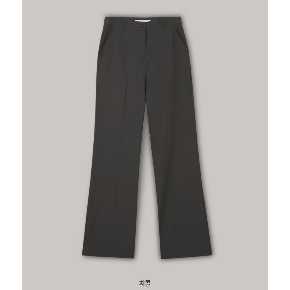生活防水💝 正韓製高腰中長款靴型褲 pants （ slowand 自訂款 ） 長褲 修身 顯瘦-規格圖11