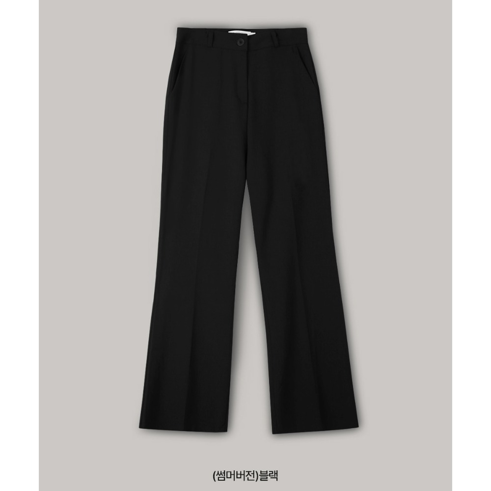 生活防水💝 正韓製高腰中長款靴型褲 pants （ slowand 自訂款 ） 長褲 修身 顯瘦-規格圖11