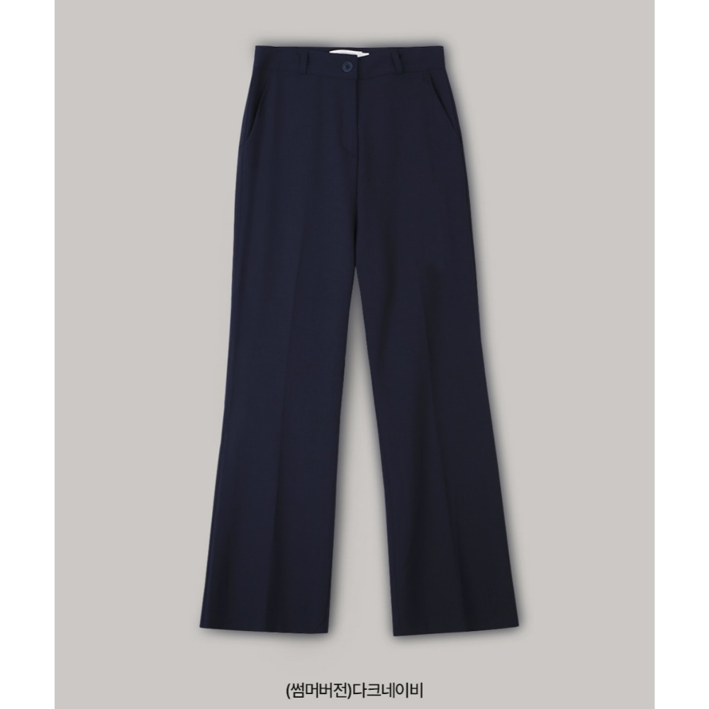 生活防水💝 正韓製高腰中長款靴型褲 pants （ slowand 自訂款 ） 長褲 修身 顯瘦-規格圖11