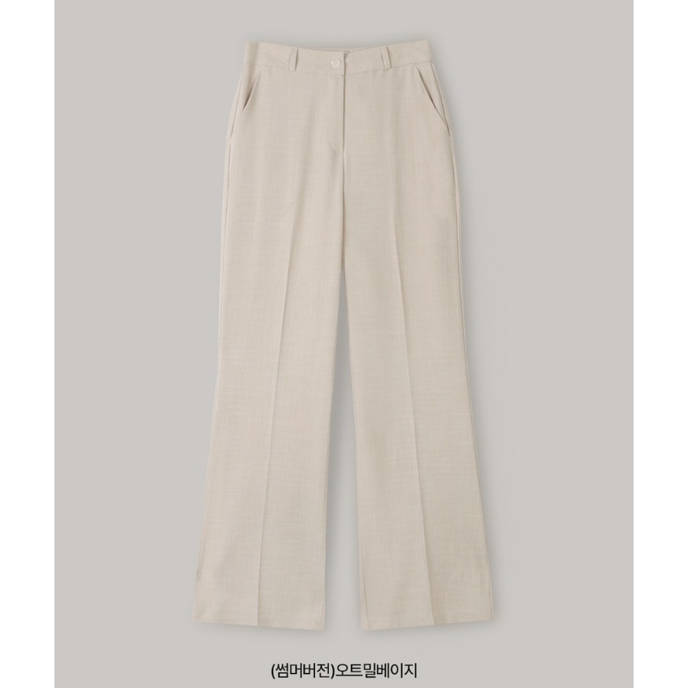 生活防水💝 正韓製高腰中長款靴型褲 pants （ slowand 自訂款 ） 長褲 修身 顯瘦-規格圖11