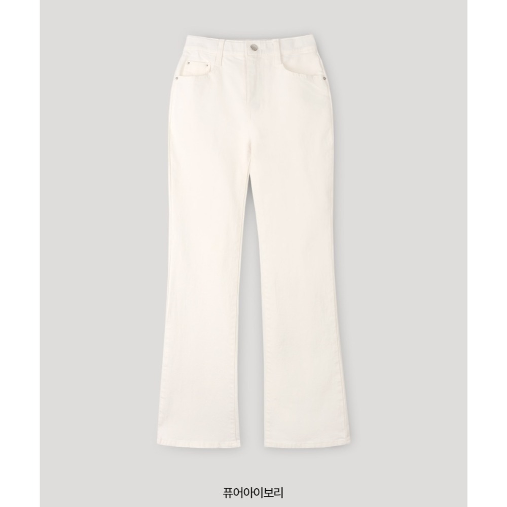 正韓製隱藏鬆緊帶靴型褲 pants （ slowand 自訂款 ） 나이브 히든밴딩 세미부츠컷 팬츠-規格圖11