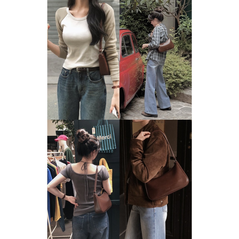 #LENTO. Two-and All day Bag 新版流浪包 ( slowand 自訂款 ) 長短背帶 側背包-細節圖3